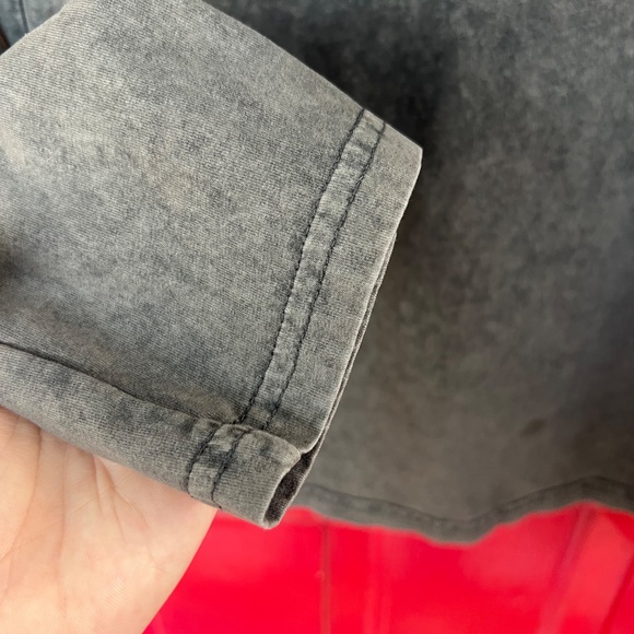 Beotyshow Men's Long Sleeve Button Up Light Grey Luxury Shirt Large Soft - Picture 8 of 8